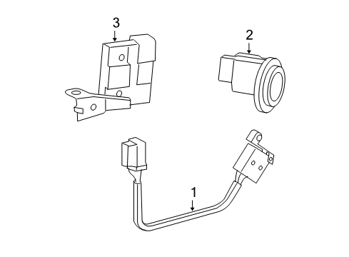 2010 Toyota Corolla Anti-Theft Components Control Module Diagram for 89780-02100