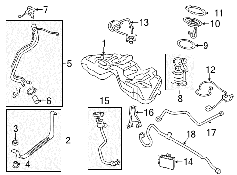 2014 BMW 750Li xDrive Fuel Injection Decoupling Element Diagram for 13537577649