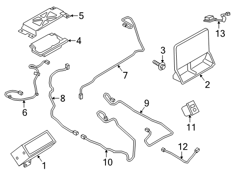 2019 Lincoln Navigator Sound System Module Diagram for JL7Z-14G371-KDA