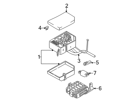 2004 Hyundai Tiburon Automatic Transaxle Control Module-Automatic Transaxle Diagram for 95440-39881