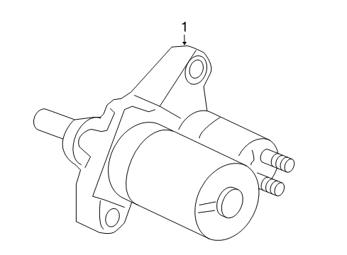2003 Honda Accord Starter Starter Motor (Reman) Diagram for 06312-RCA-505RM