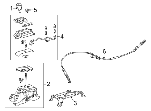 2017 Lexus ES300h Center Console Unit Assembly, Shift Lock Diagram for 33560-06380