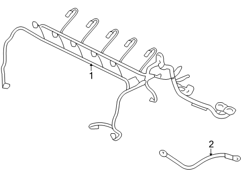 2010 Dodge Viper Wiring Harness Wiring-Engine Ground Diagram for 5029676AA