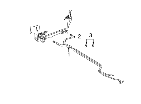 2002 Jeep Wrangler Trans Oil Cooler Valve-Oil Cooler Pressure Diagram for 55116910AA