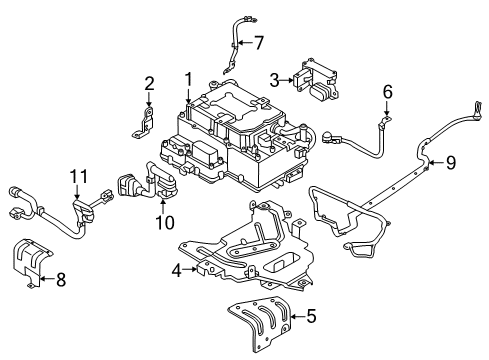 2011 Hyundai Sonata Electrical Components Lp-S/B Fuse 50A Diagram for 18790-01125