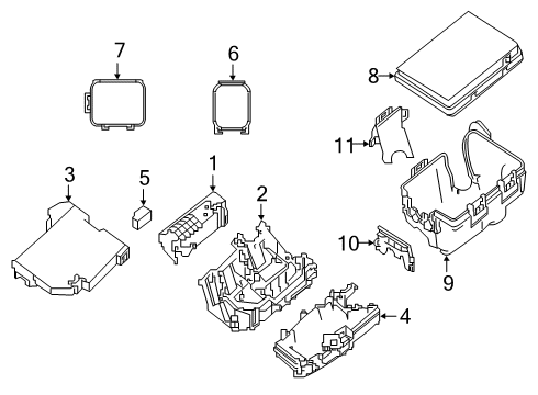 2021 Nissan Altima Fuse & Relay Fuse Diagram for 24319-7993A