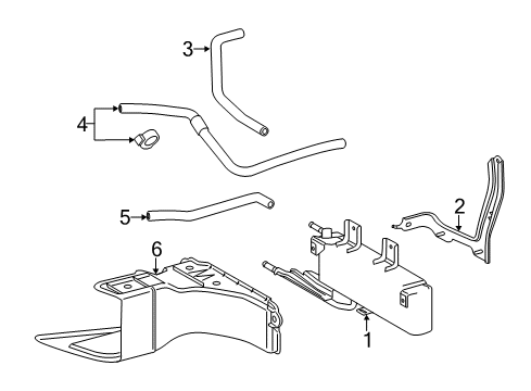 2016 Toyota Highlander Trans Oil Cooler Outlet Hose Diagram for 32942-0E110