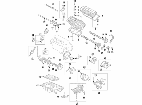 2019 Acura MDX Senders Meter Set Diagram for 17047-TZ5-A10