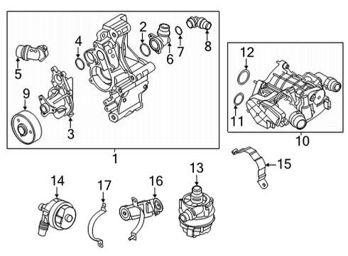 2021 BMW X3 Turbocharger CONNECTOR Diagram for 11518742631