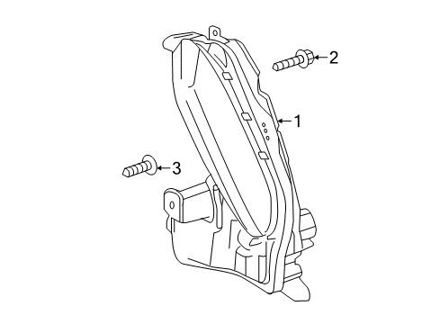 2018 Toyota Corolla Daytime Running Lamps Daytime Run Lamp Diagram for 81430-02030