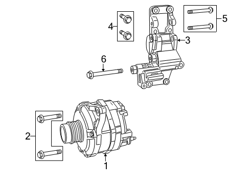 2015 Jeep Patriot Alternator ALTERNATO-Engine Diagram for R4801323AD