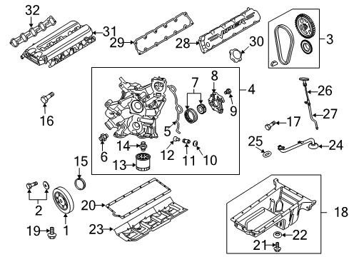 2005 Dodge Ram 1500 Filters Filter-Engine Oil Diagram for 4781452BF