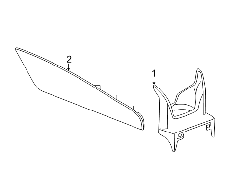 2016 Chevrolet Caprice Center Console Console Diagram for 92274224