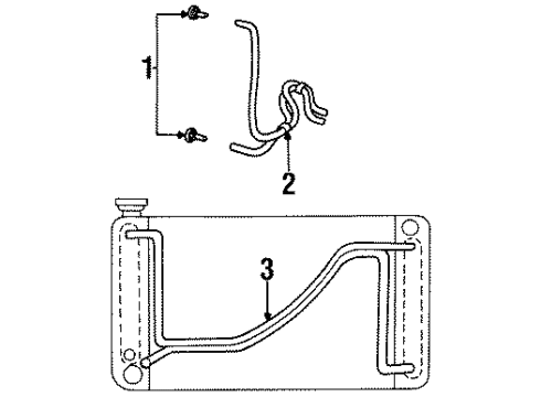 2000 Chrysler Town & Country Trans Oil Cooler Hose-Transmission Oil Cooler Diagram for 4809262AD