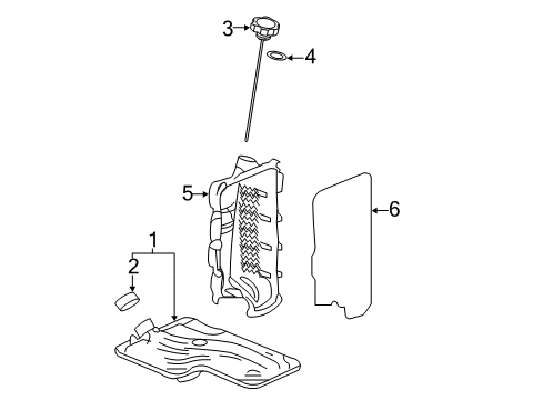 2013 Buick LaCrosse Transaxle Parts Side Cover Gasket Diagram for 24234281