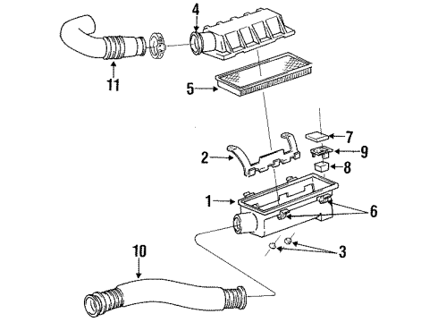 1994 Dodge Grand Caravan Filters Power Panel Diagram for 4307311