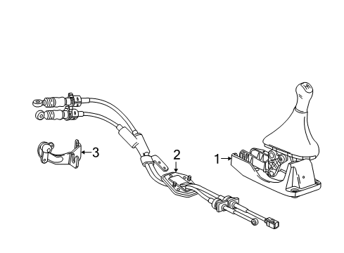 2013 Chevrolet Spark Manual Transmission Transaxle Diagram for 25181981
