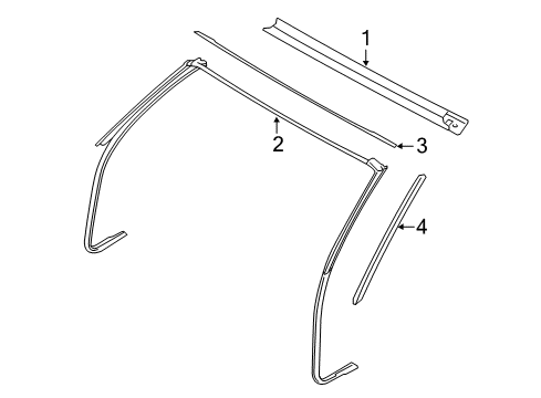 2018 BMW M240i xDrive Windshield Header & Components Upper Apron Diagram for 41327347284