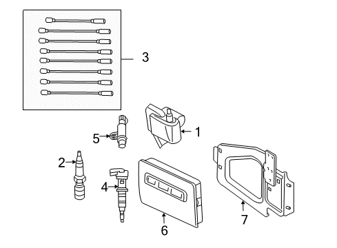 2003 Dodge Ram 1500 Powertrain Control Powertrain Control Module Diagram for 56028769AF