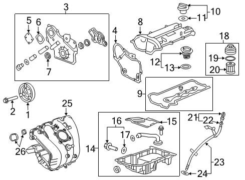 2014 Chevrolet Impala Intake Manifold Intake Manifold Diagram for 12639885