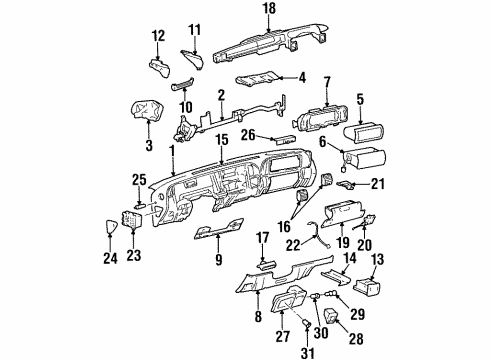 2000 GMC Yukon Switches Combo Switch Diagram for 26100840