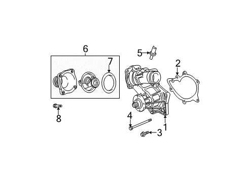 2000 BMW X5 Senders Hex Bolt With Washer Diagram for 11121736603