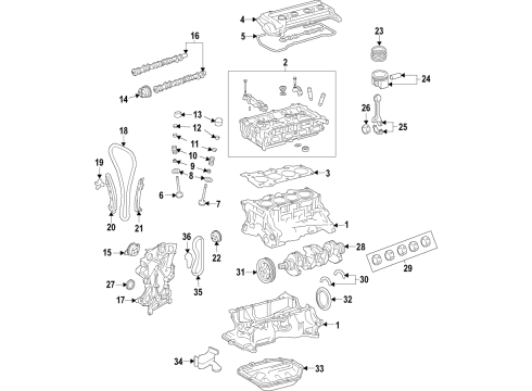 2020 Kia Rio Engine Parts, Mounts, Cylinder Head & Valves, Camshaft & Timing, Oil Pan, Oil Pump, Crankshaft & Bearings, Pistons, Rings & Bearings, Variable Valve Timing Engine Mounting Bracket Assembly Diagram for 21810-H9300