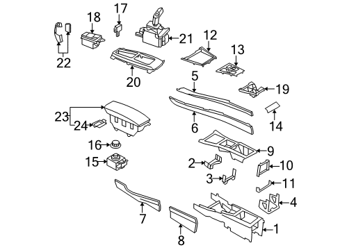 2009 BMW X5 Parking Brake Repair Kit Brake Shoe Diagram for 34416780041