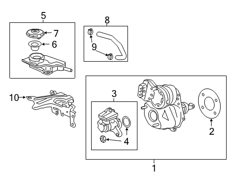 2021 Honda CR-V Hydraulic System HOSE, RESERVOIR Diagram for 46672-TNY-G00