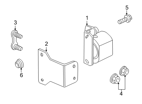 2000 GMC Yukon XL 1500 Electrical Components Alarm Asm-Back Up Diagram for 15194182