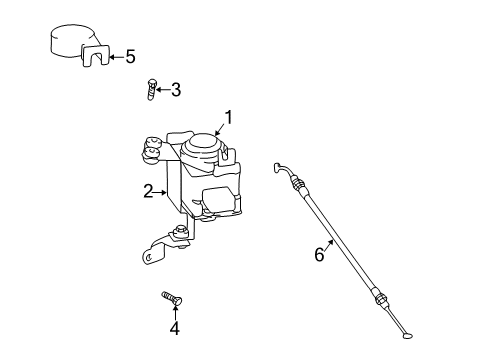 2008 Hyundai Tiburon Cruise Control System Screw-Tapping Diagram for 12431-05167-B