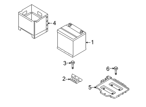 2009 Kia Rio5 Battery Battery Wiring Assembly Diagram for 918501G020