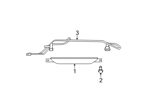 2013 Jeep Grand Cherokee High Mount Lamps Wiring-High Mounted Stop Lamp Diagram for 68086315AA