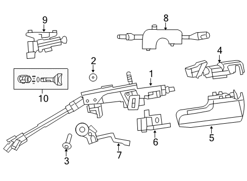 2008 Chrysler Sebring Switches Switch-Ignition Diagram for 68020927AA