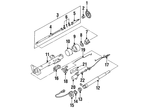 1996 Cadillac Fleetwood Ignition Lock Switch, Ignition Diagram for 26036235