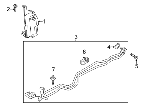 2015 BMW X3 Trans Oil Cooler Hexalobular Socket Screw Diagram for 07119908574