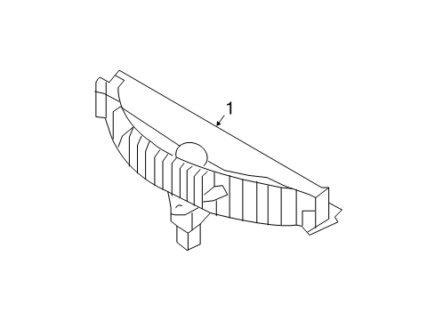 2015 Kia Forte High Mount Lamps Lamp Assembly-High Mounted Stop Diagram for 92700A7100