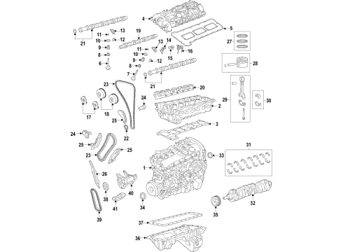 2017 BMW 740i xDrive Engine Parts, Mounts, Cylinder Head & Valves, Camshaft & Timing, Oil Pan, Oil Pump, Crankshaft & Bearings, Pistons, Rings & Bearings, Variable Valve Timing Gearbox Mount Diagram for 22326860534