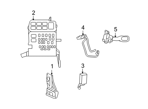 2006 Lexus RX400h Cruise Control System Computer Assy, Cruise Control Diagram for 88240-48100