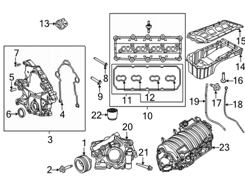 2022 Jeep Wrangler Engine Parts Tube-Engine Oil Indicator Diagram for 53011514AC