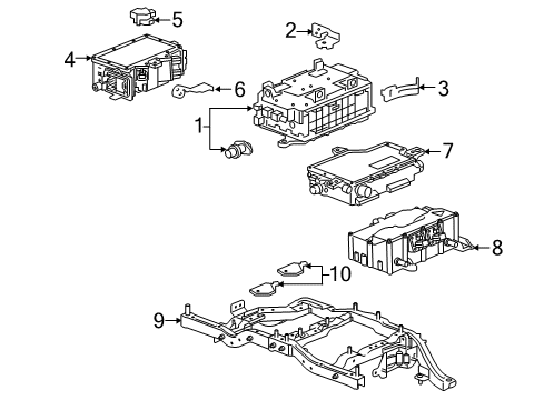 2015 Chevrolet Spark EV Electrical Components Control Unit Diagram for 24267785