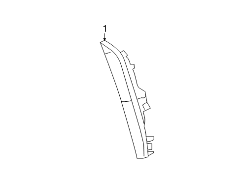 2016 Chrysler 300 Rear Lamps - Side Marker Lamps Lamp-Side Marker Diagram for 68213844AD