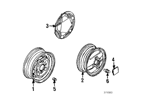 1986 Nissan Pulsar NX Wheels Seal-Dust Diagram for 40227-M5601