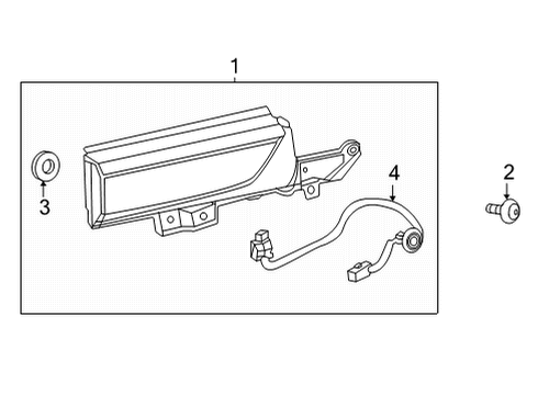 2021 GMC Yukon Signal Lamps Harness Diagram for 84784735