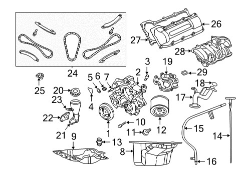 2002 Dodge Ram 1500 Filters Vent-CRANKCASE Vent Tube Diagram for 53030497