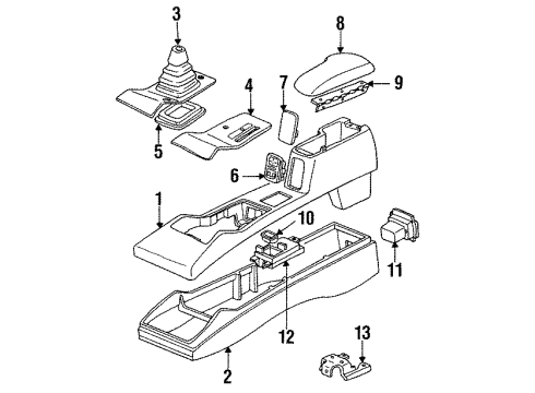 1994 Chevrolet Corsica Door & Components Switch Asm-Side Window *Graphite Diagram for 22588712