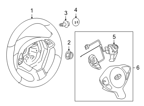2012 Infiniti FX50 Cruise Control System Distance Sensor Assembly Diagram for 28437-1WW0C