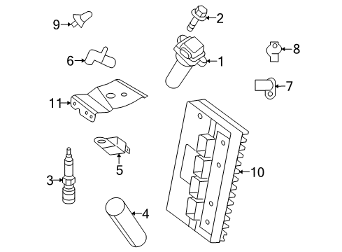 2010 Dodge Challenger Ignition System Ignition Capacitor Diagram for 5149011AA