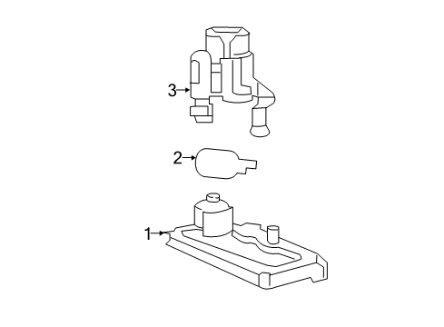 2015 Ram ProMaster City Bulbs Lamp-License Plate Diagram for 68263890AA