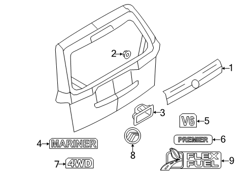  Socket And Wire Assembly - Lamp Diagram for 8L8Z-13412-A